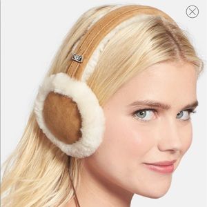Ugh sheepskin headphone earmuffs.